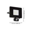 97462_DIMENSION_0001 | Eglo Romania Proiector FAEDO 3 LED 31W IP44 97462