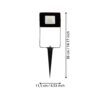 97471_DIMENSION_0001 | Eglo Romania Proiector sol FAEDO 4 LED 10W IP65 97471