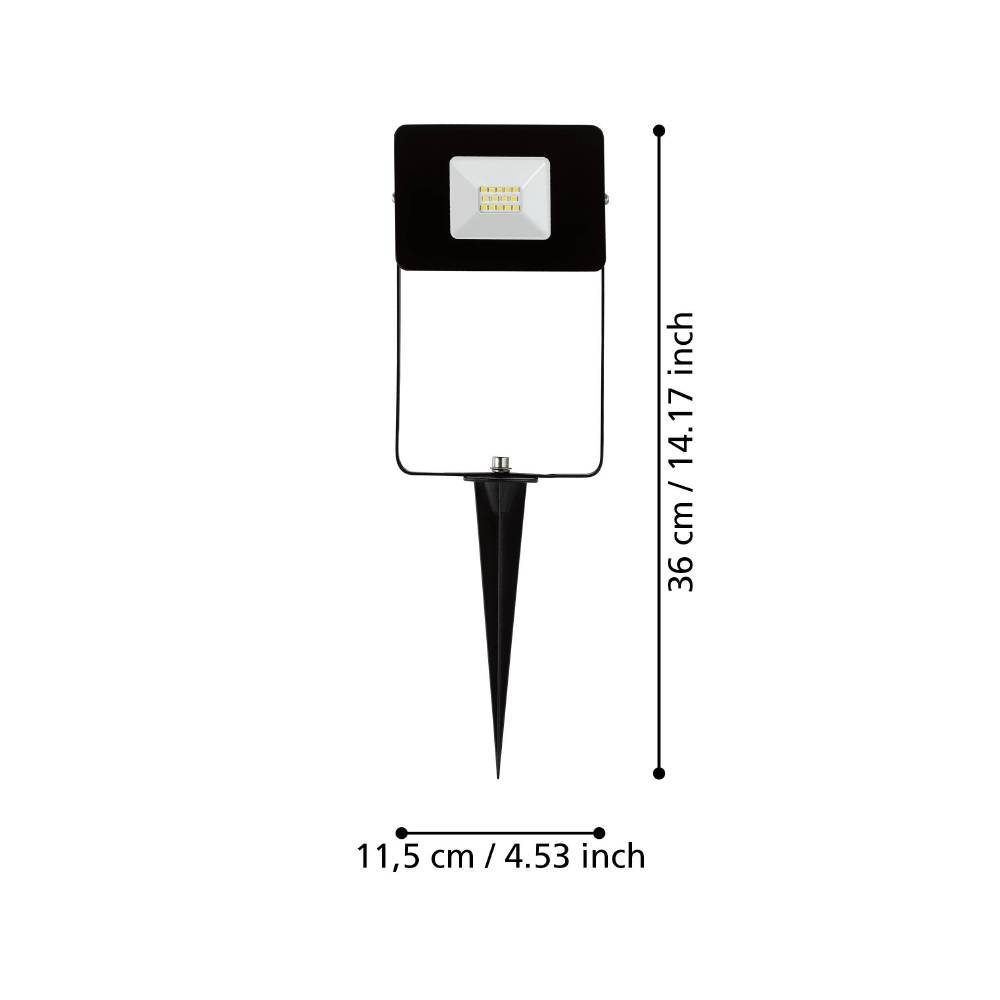 97471_DIMENSION_0001 | Eglo Romania Proiector sol FAEDO 4 LED 10W IP65 97471