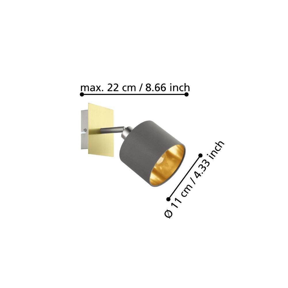 97536_DIMENSION_0001 | Eglo Romania Aplică VALBIANO E14 IP20 97536
