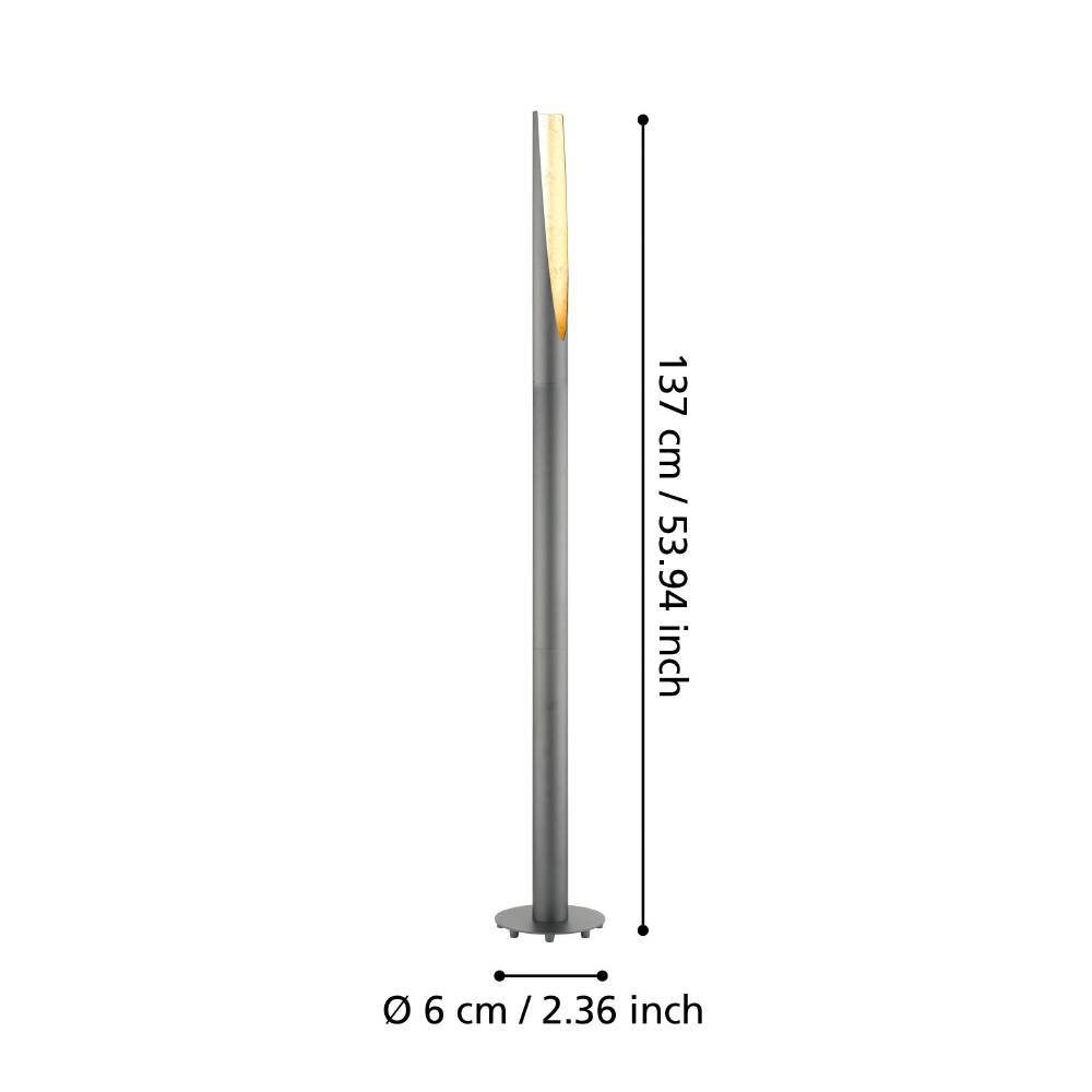 97584_DIMENSION_0001 | Eglo Romania Lampadar BARBOTTO LED GU10 4.5W IP20 97584