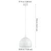 97854_DIMENSION_0001 | Eglo Romania Pendul ROCCAFORTE E27 IP20 97854