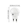 97933_DIMENSION_0001 | Eglo Romania Lampă de veghe TINEO LED 0.26W IP20 97933