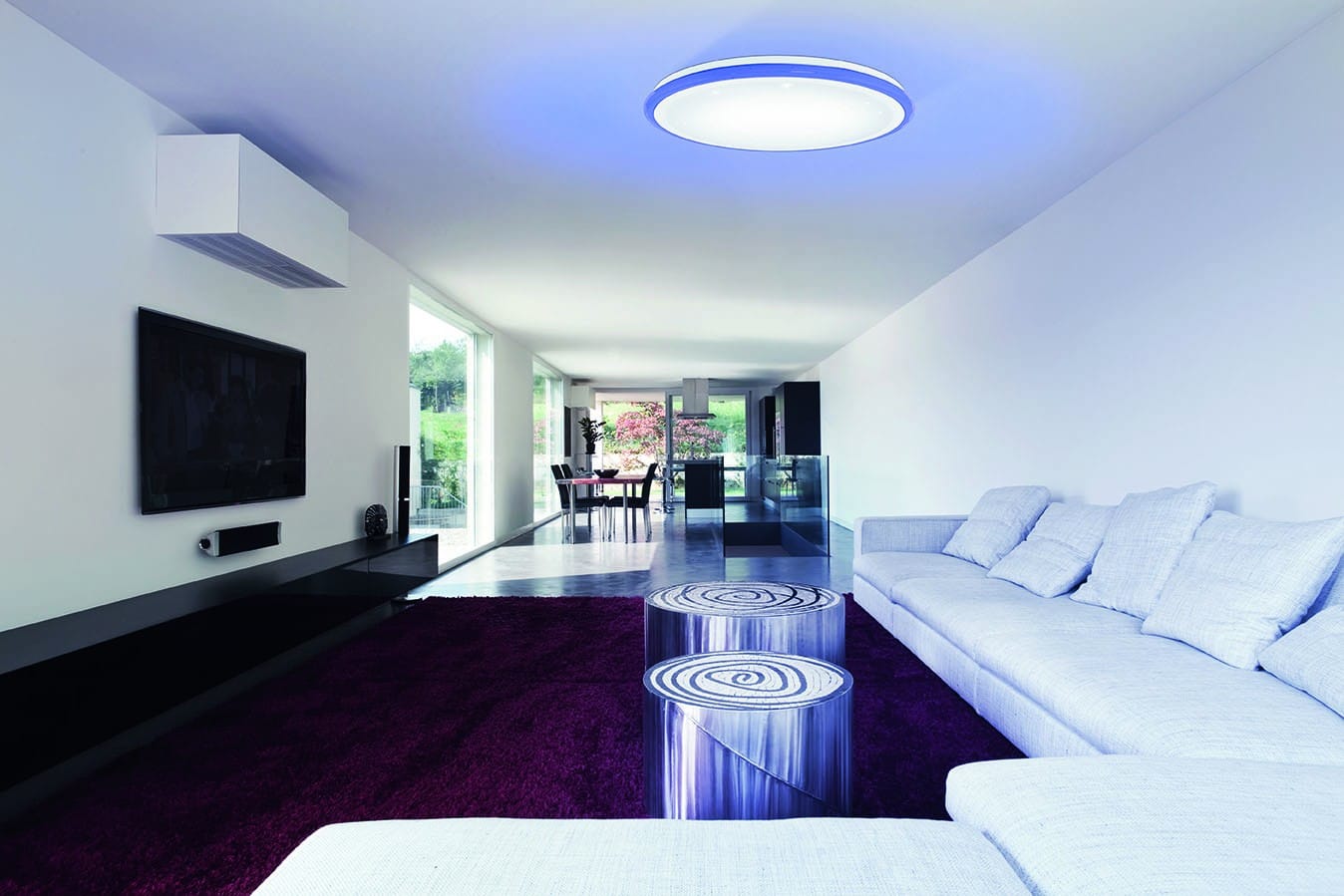 Plafoniera EGLO LIPARI 33196 | Eglo Romania Plafonieră LIPARI LED-RGB 33W;5W IP20 33196