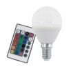 Bec dimabil cu telecomanda EGLO 10682 | Eglo Romania Bec LED dimabil E27 4W 2200K 11837