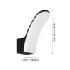98148_DIMENSION_0001 | Eglo Romania Aplică FIUMICINO LED 11.5W IP44 98148