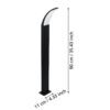 98152_DIMENSION_0001 | Eglo Romania Stâlp FIUMICINO LED 11.5W IP44 98152