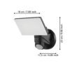 98178_DIMENSION_0001 | Eglo Romania Aplică PAGINO LED 11.5W IP44 98178