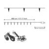98184_DIMENSION_0001 | Eglo Romania Ghirlandă SPINETOLI LED 9X0.4W IP65 98184