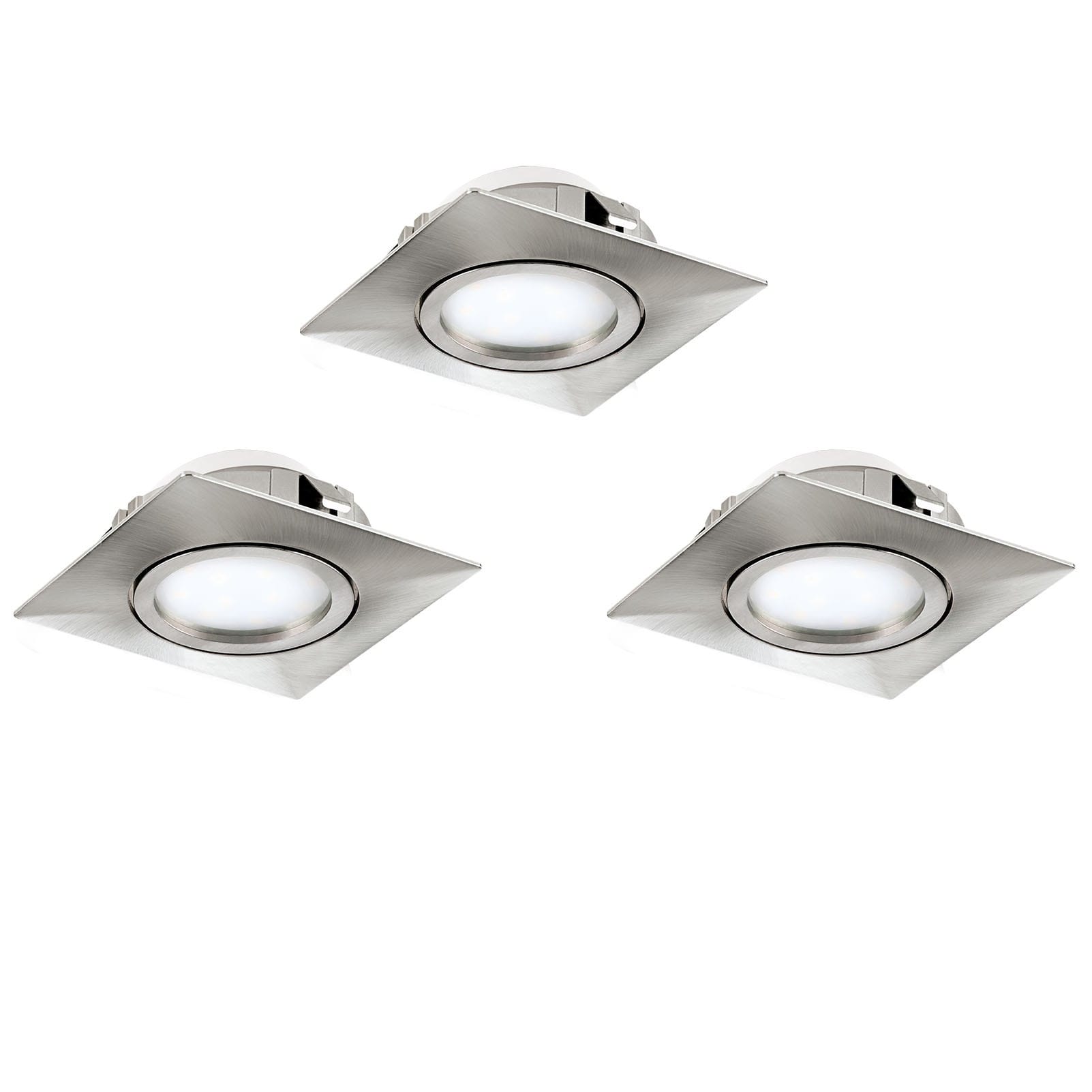 Set 3 spoturi incastrate EGLO PINEDA 78758 | Eglo Romania Set spot încastrat PINEDA LED 3X6W 78758