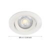 32896_DIMENSION_0001 | Eglo Romania Set 3 spoturi SARTIANO LED 3X4.6W IP20 32896