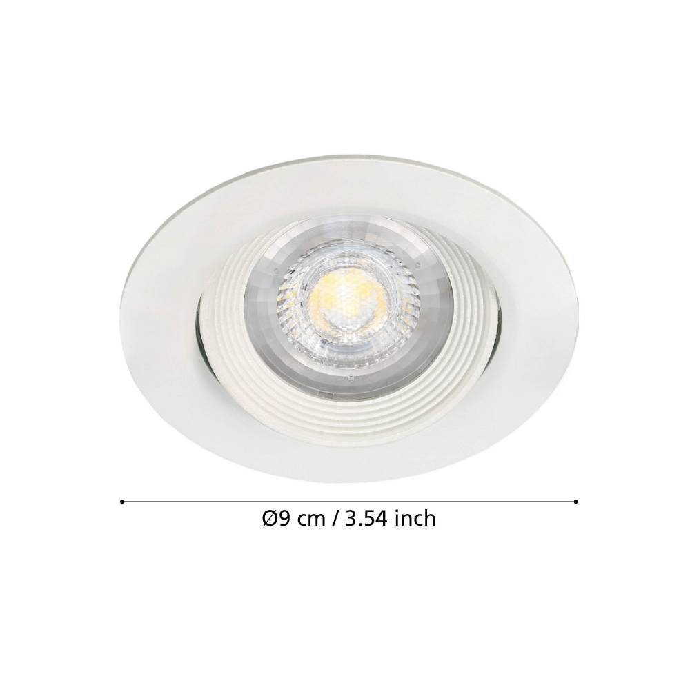 32896_DIMENSION_0001 | Eglo Romania Set 3 spoturi SARTIANO LED 3X4.6W IP20 32896
