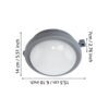 75462_DIMENSION_0001 | Eglo Romania Aplică/Plafonieră PESCOLLA LED 5.5W IP65 75462