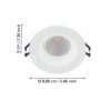 98238_DIMENSION_0001 | Eglo Romania Spot SALABATE LED 6W IP20/IP44 98238