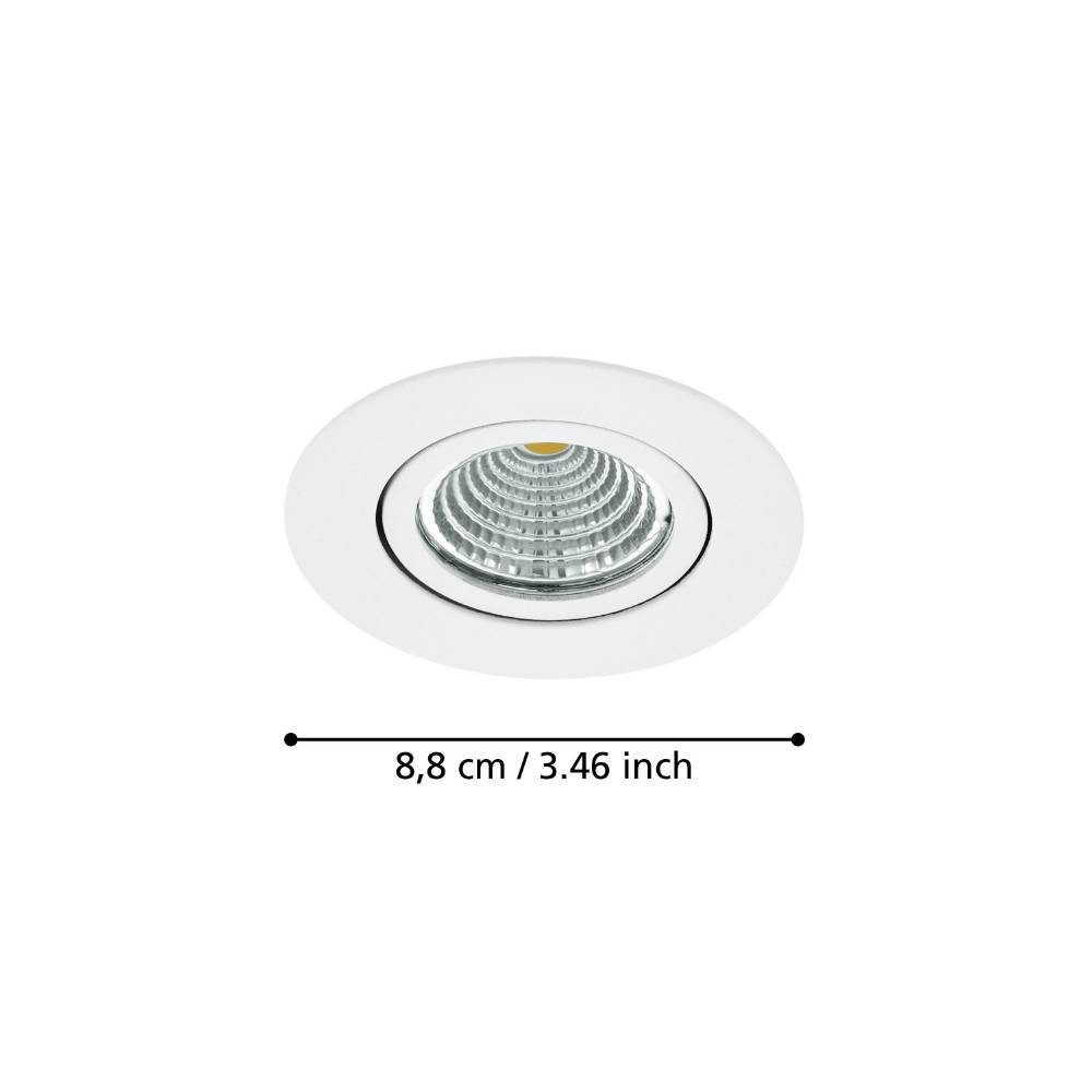 98301_DIMENSION_0001 | Eglo Romania Spot încastrat SALICETO LED 6W IP20 98301