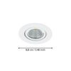 98305_DIMENSION_0001 | Eglo Romania Spot încastrat SALICETO LED 6W IP20 98305
