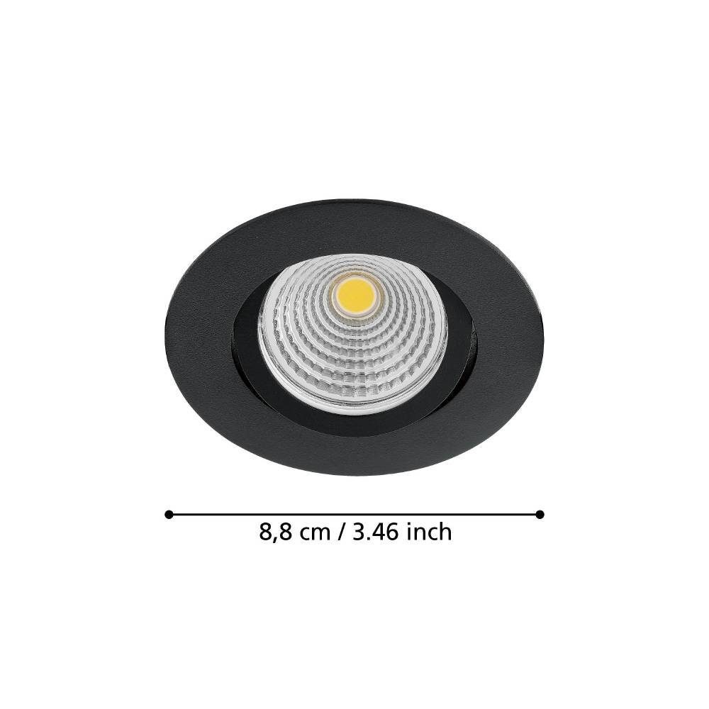 98609_DIMENSION_0001 | Eglo Romania Spot încastrat SALICETO LED 6W IP20 98609