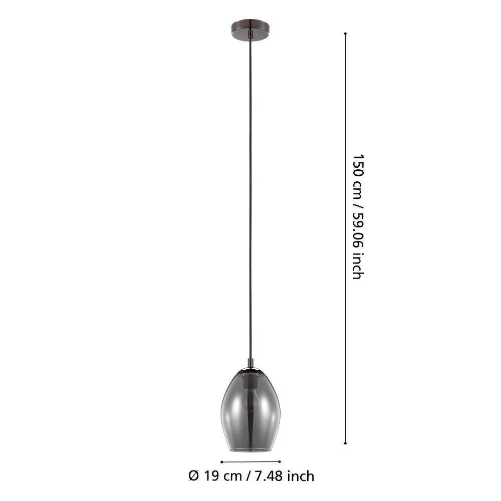 39564_DIMENSION_0001 | Eglo Romania Pendul ESTANYS E27 IP20 39564