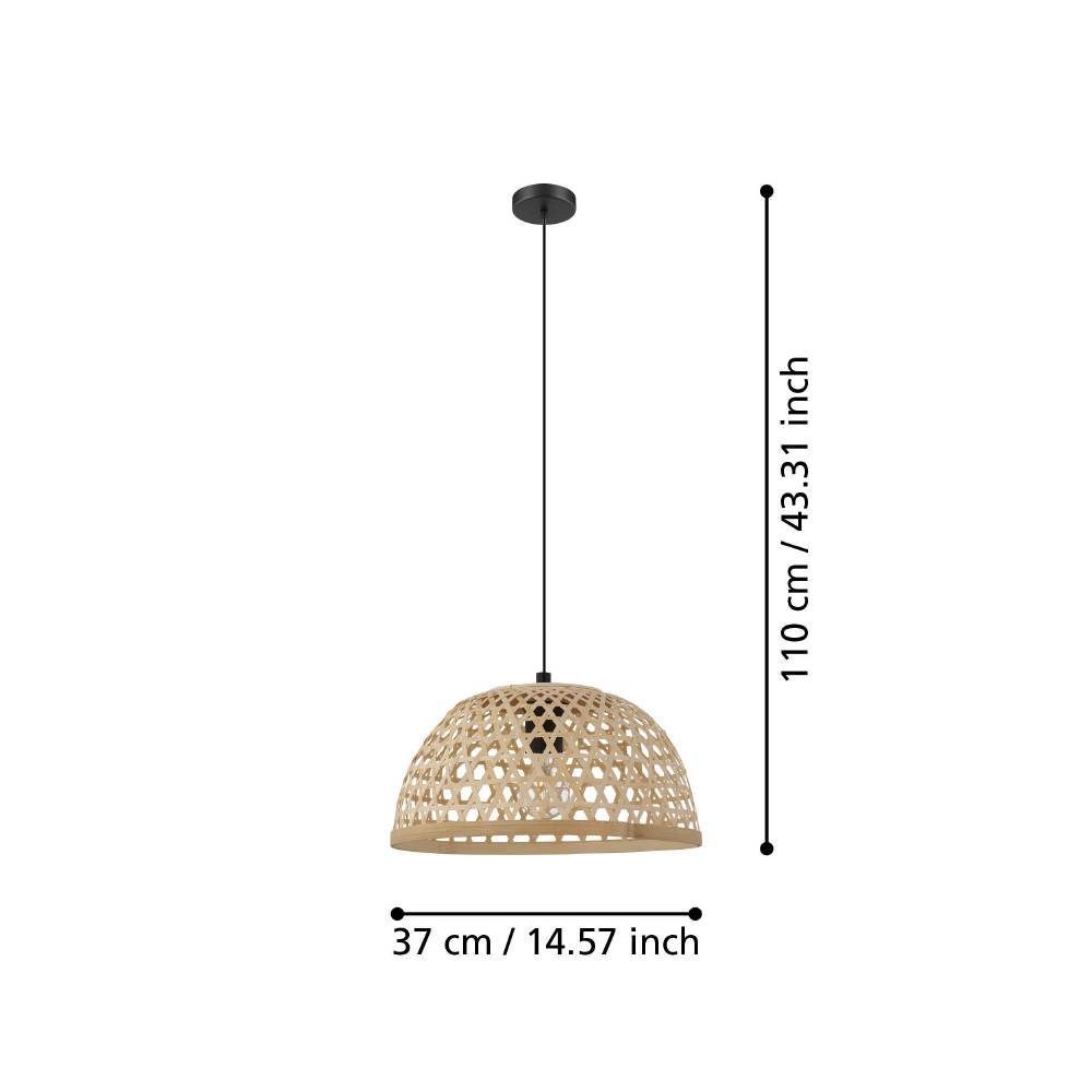 43253_DIMENSION_0001 | Eglo Romania Pendul CLAVERDON E27 IP20 43253