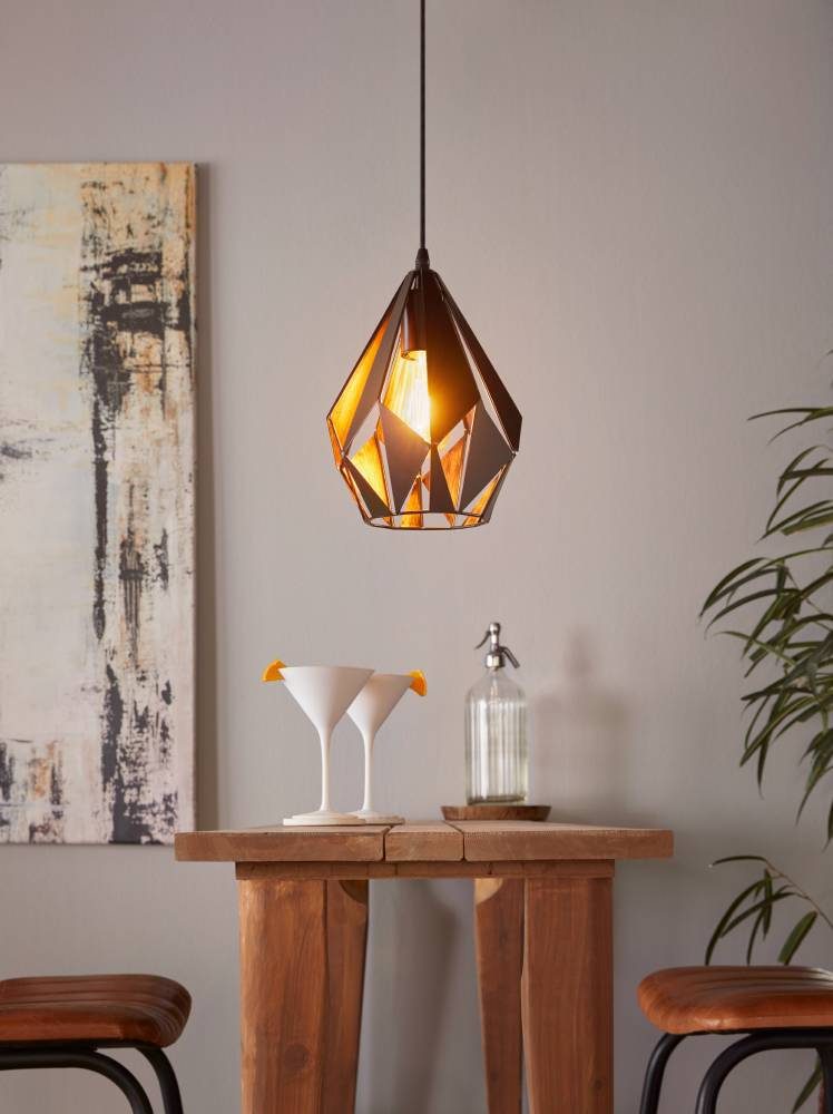 49997_AMBIENT_0001 | Eglo Romania Pendul CARLTON 1 E27 IP20 49997