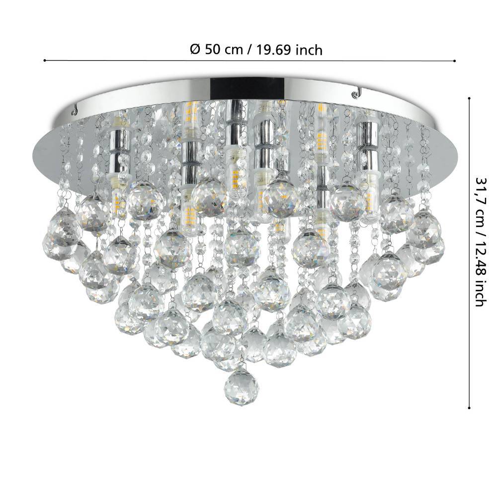 97699_DIMENSION_0001 | Eglo Romania Plafonieră ALMONTE LED G9 8X3W IP44 97699