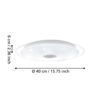 98323_DIMENSION_0001 | Eglo Romania Aplică/Plafonieră LANCIANO 1 LED 18.8W IP20 98323
