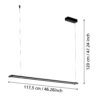 Lustră AMONTILLADO LED 2X13.5W IP20 98492