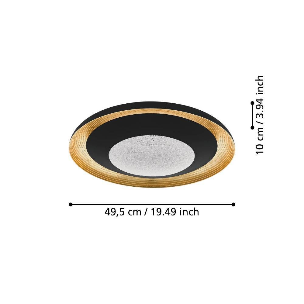 98527_DIMENSION_0001 | Eglo Romania Aplică/Plafonieră CANICOSA 2 LED 24.5W IP20 98527