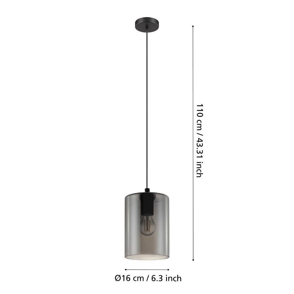 98585_DIMENSION_0001 | Eglo Romania Pendul CADAQUES 1 E27 IP20 98585