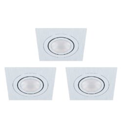 Set 3 spoturi AREITIO GU10 3X4.6W IP20 98637