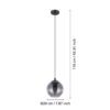 98651_DIMENSION_0001 | Eglo Romania Pendul ARISCANI E27 IP20 98651