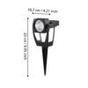 48719_DIMENSION_0001 | Eglo Romania Proiector solar LED 0.1W 48719