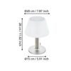 48749_DIMENSION_0001 | Eglo Romania Lampă solară LED 10X0.2W 48749