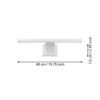 97059_DIMENSION_0001 | Eglo Romania Aplică PANDELLA 2 LED 7.4W IP44 97059