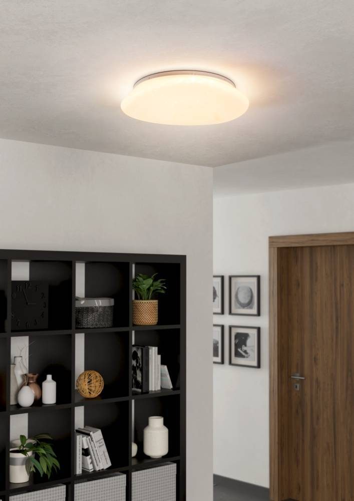97577_AMBIENT_0001 | Eglo Romania Aplică/Plafonieră SILERAS LED 20.5W IP20 97577
