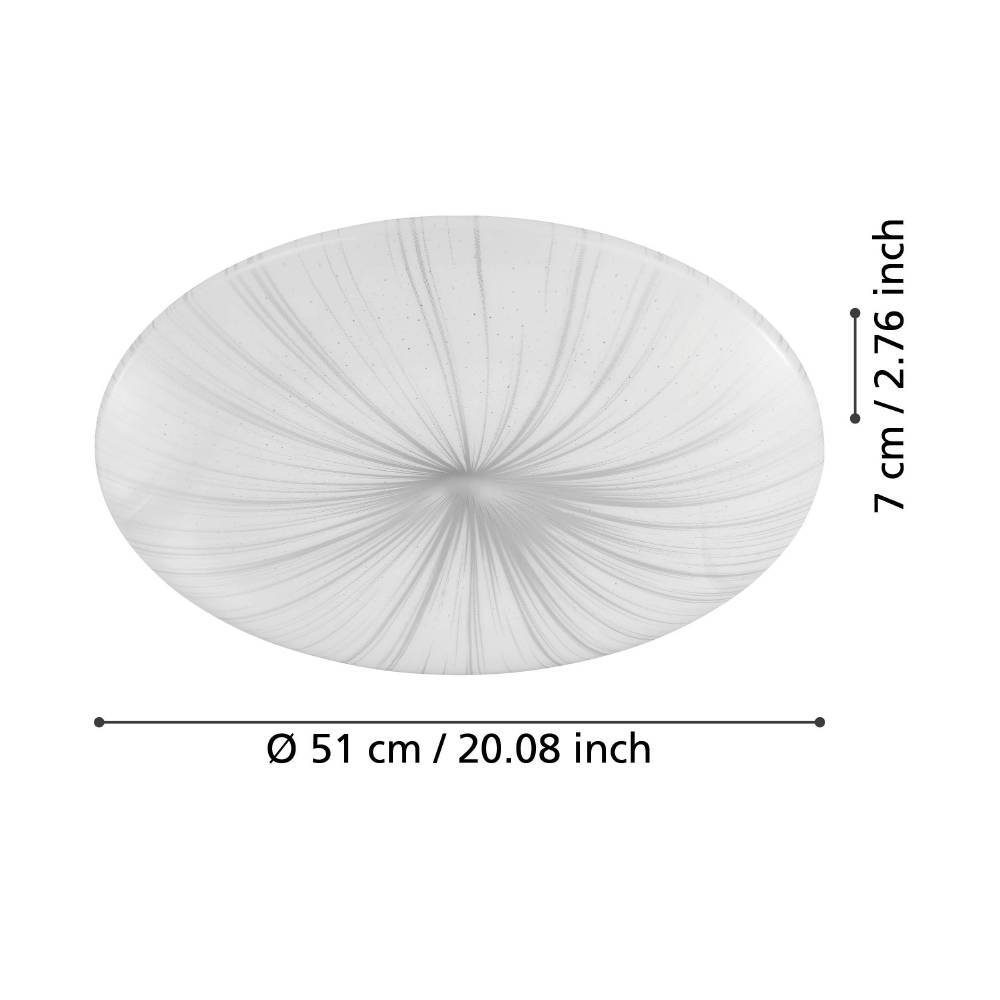 98326_DIMENSION_0001 | Eglo Romania Aplică/Plafonieră NIEVES LED 7X4.4W IP20 98326
