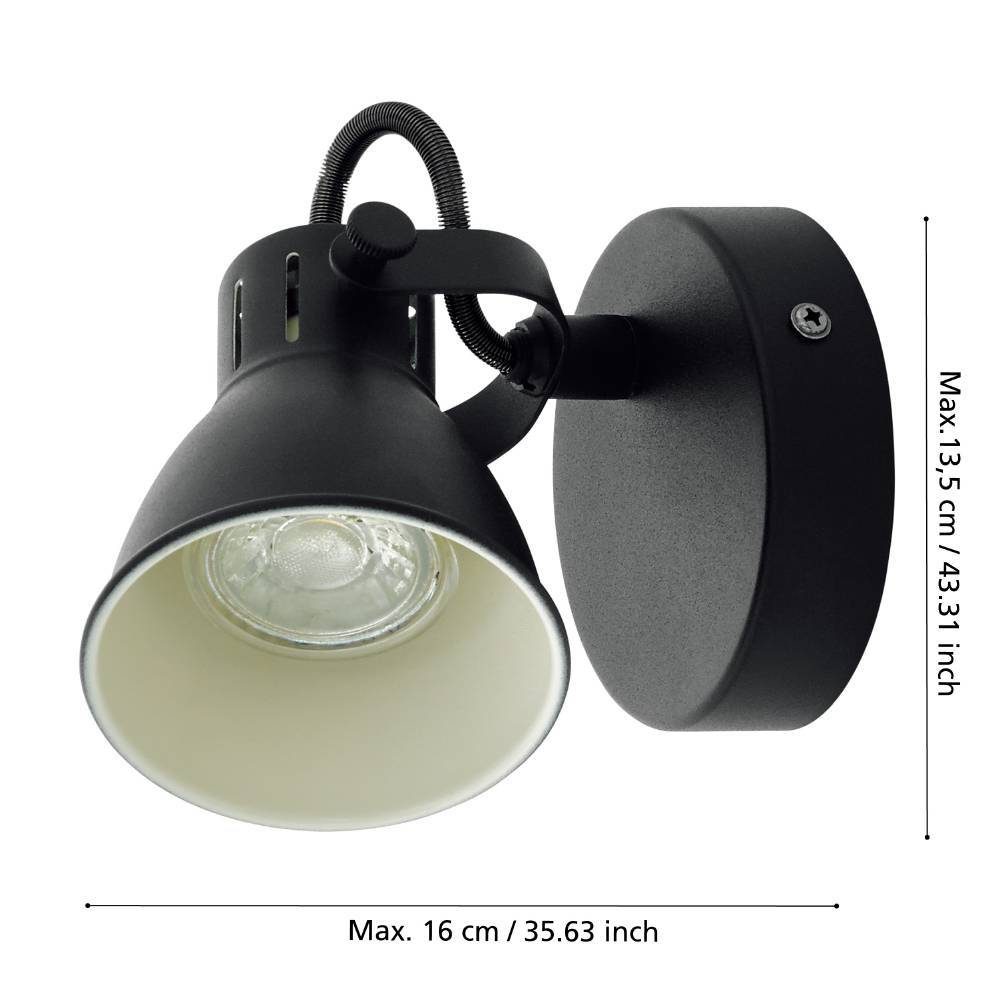 98397_DIMENSION_0001 | Eglo Romania Aplică/Plafonieră SERAS 2 LED 3W IP20 98397