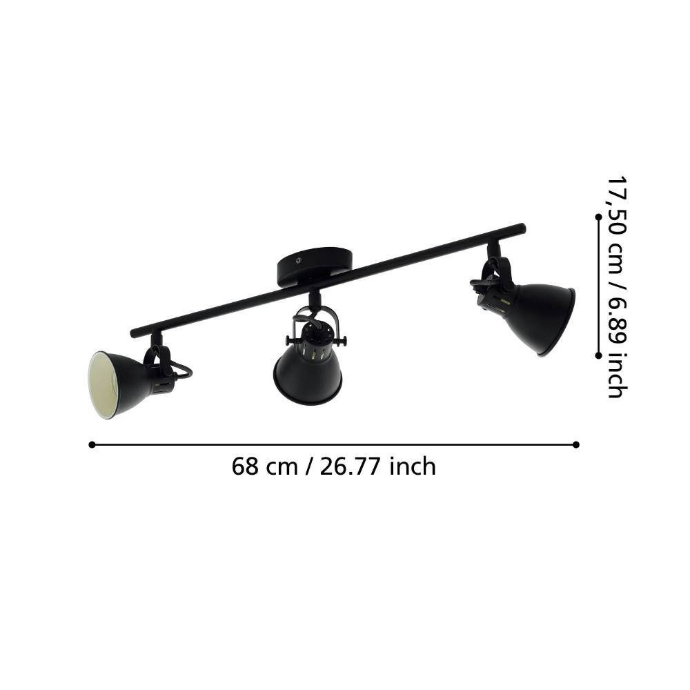 98399_DIMENSION_0001 | Eglo Romania Spot pe bară SERAS 2 GU10 3X3W IP20 98399