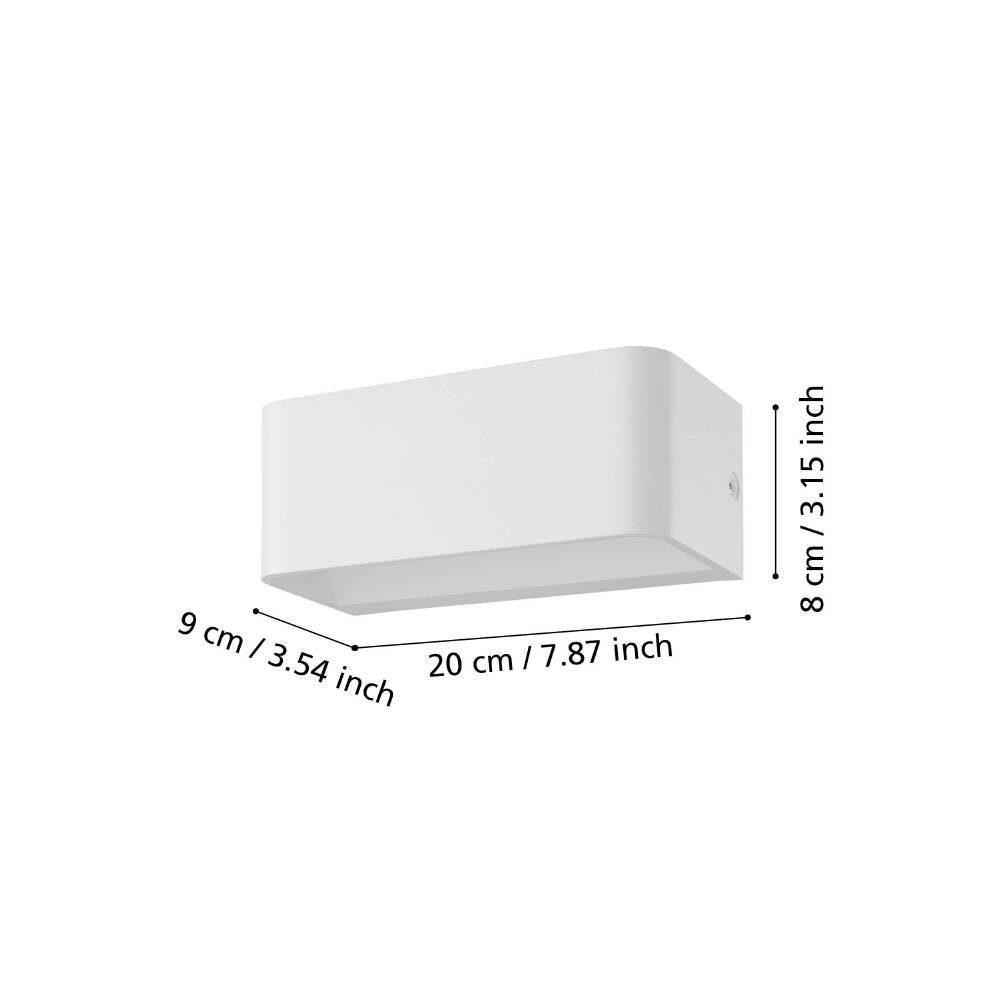 98422_DIMENSION_0001 | Eglo Romania Aplică SANIA 4 LED 10W IP20 98422