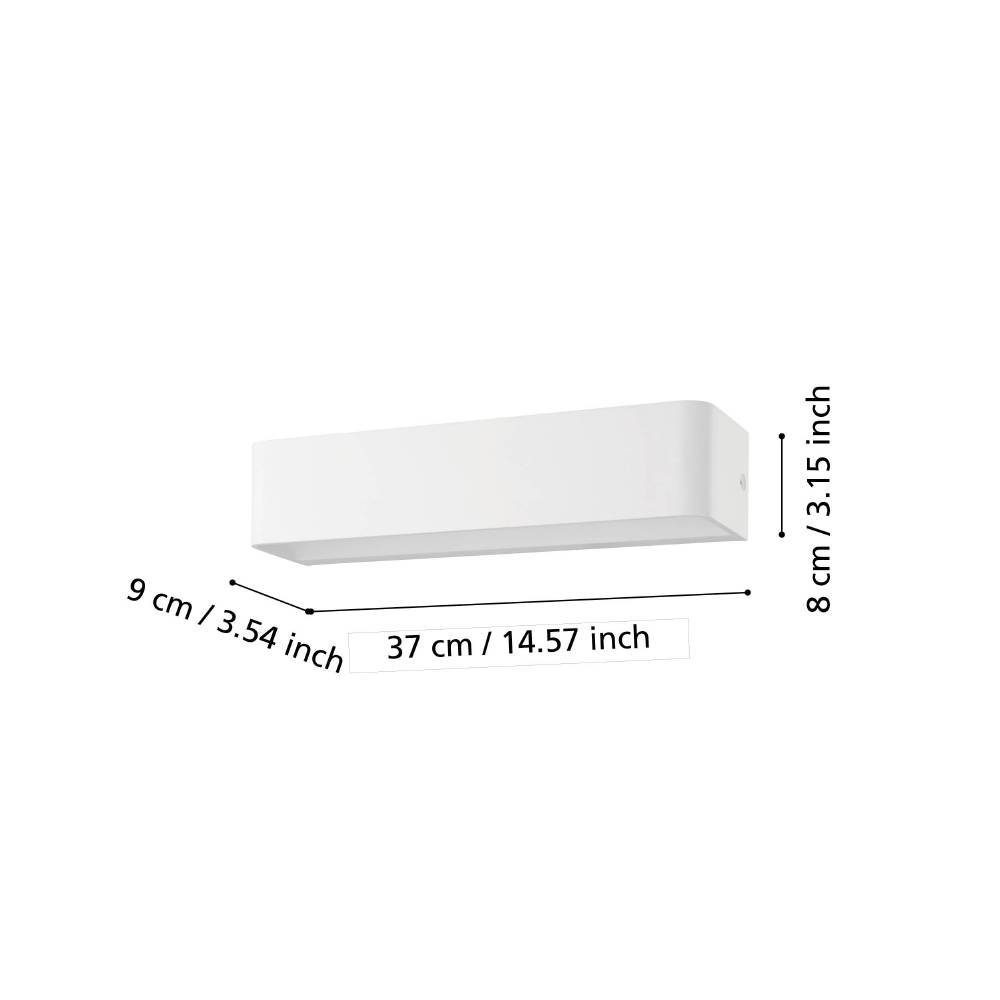 98423_DIMENSION_0001 | Eglo Romania Aplică SANIA 4 LED 12W IP20 98423