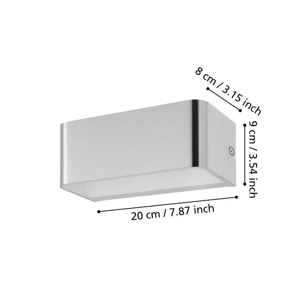 98425_DIMENSION_0001 | Eglo Romania Aplică SANIA 4 LED 10W IP20 98425