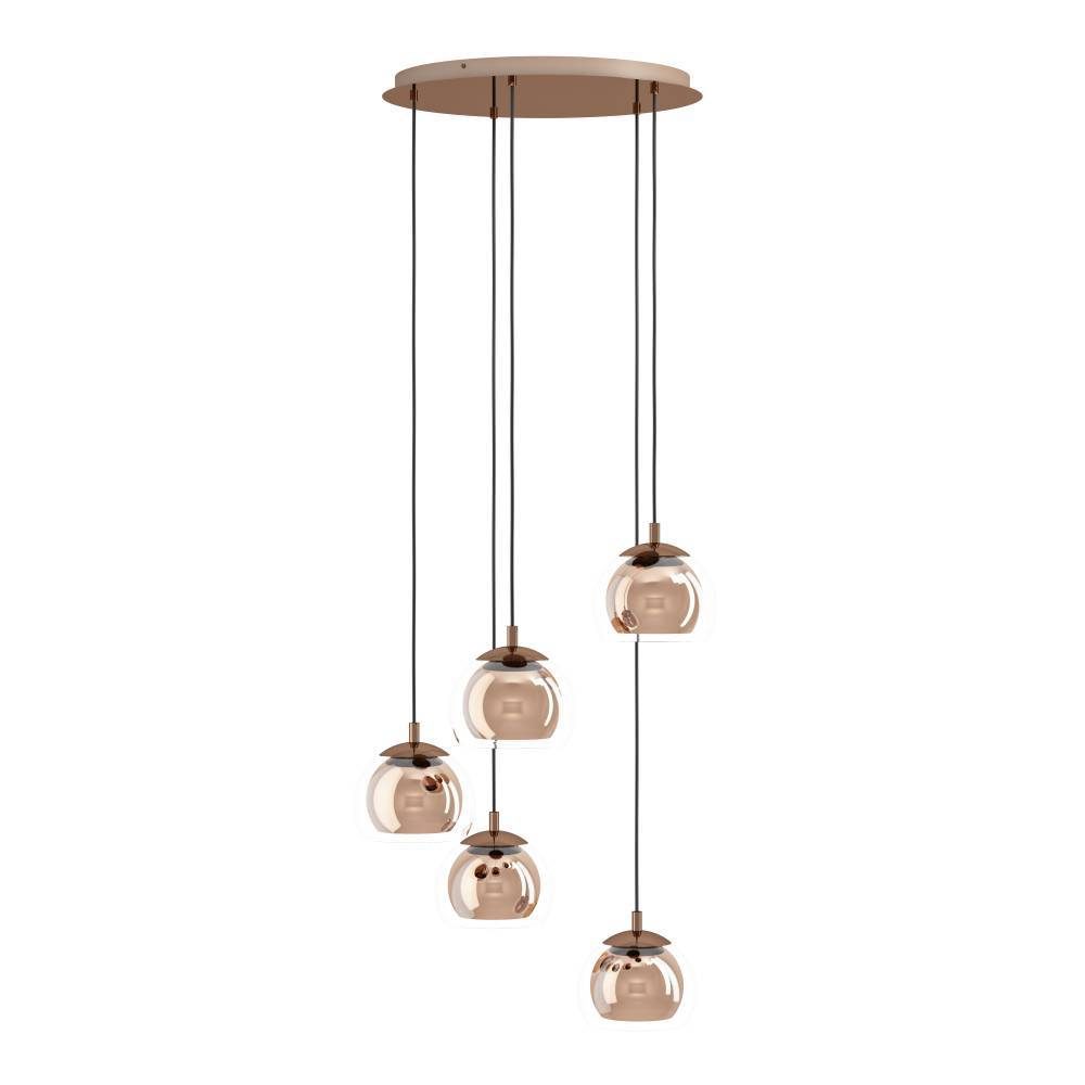 98595_FRONT_0001 | Eglo Romania Lustră ROCAMAR 1 5XE27 IP20 98595