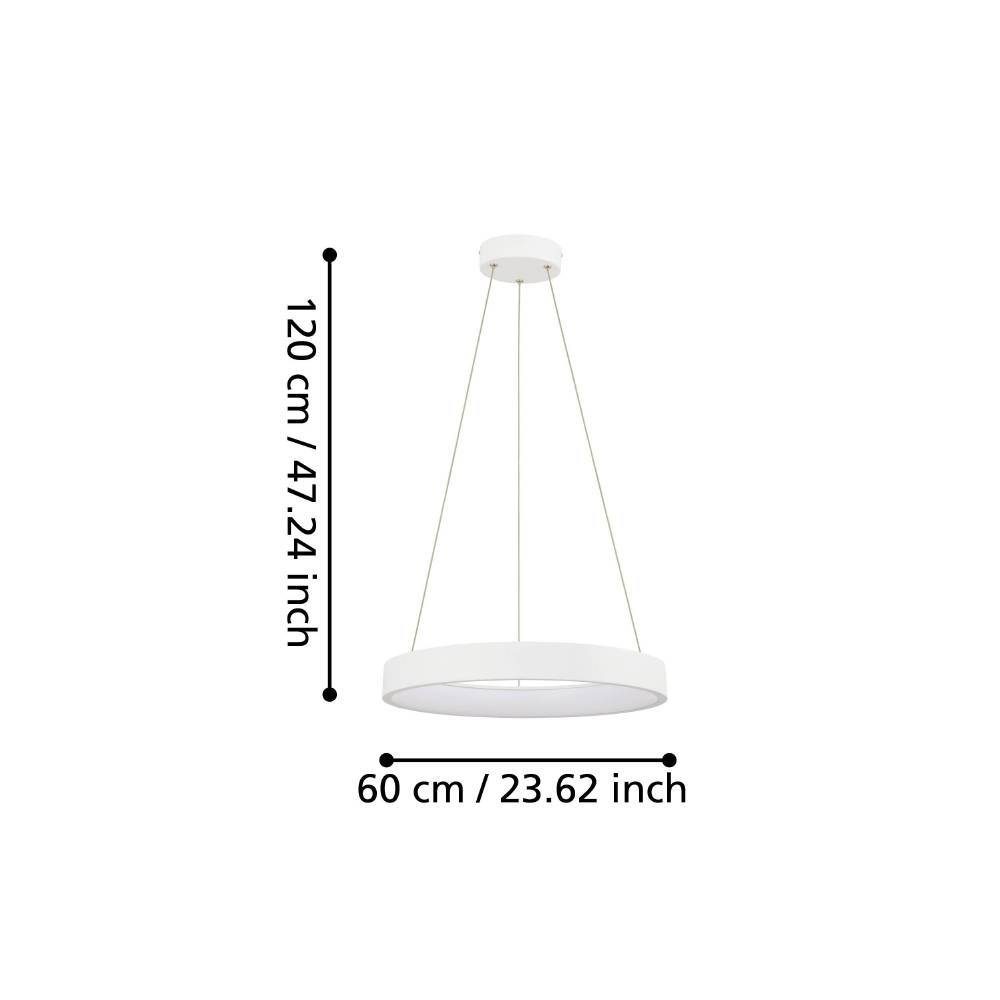 39688_DIMENSION_0001 | Eglo Romania Lustră CAMPO ROSSO LED 34W IP20 39688