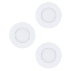 Set 3 spoturi FUEVA 1 LED 3X2.8W IP20/IP44 98633