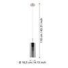 98694_DIMENSION_0001 | Eglo Romania Pendul SELVINO E27 IP20 98694