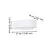 98709_DIMENSION_0001 | Eglo Romania Aplică CHINOA LED 10W IP54 98709