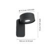 98737_DIMENSION_0001 | Eglo Romania Aplică PALOSCO LED 4.9W IP44 98737