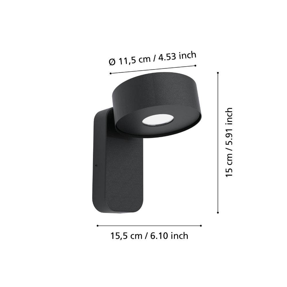 98737_DIMENSION_0001 | Eglo Romania Aplică PALOSCO LED 4.9W IP44 98737