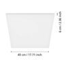 98902_DIMENSION_0001 | Eglo Romania Panou aplicat TURCONA LED 20W IP20 98902