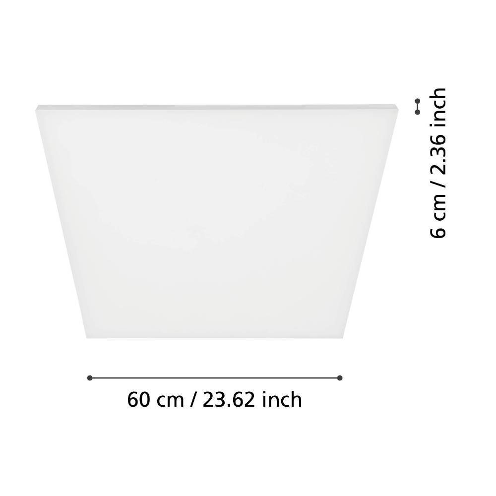 98903_DIMENSION_0001 | Eglo Romania Panou aplicat TURCONA LED 33W IP20 98903